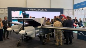 His Majesty King Abdullah II of Jordan visiting Windracers stand at Farnborough Airshow 2026